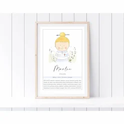 Personalisiertes Geburtsposter - Sternzeichen / Tierkreiszeichen Schütze für Junge o. Mädchen (bitte wähle Motiv)