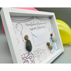 Personalisiertes Geburtstagsgeschenk Wanddeko Custom Wandbild Geburtstag Geldgeschenk zum Geburtstag WunscherfüllerGeld