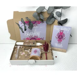 Personalisiertes Geburtstagsgeschenk für Frauen, Schwester, Mama und Freundin, Geschenk zum Geburtstag mit Trockenblumen