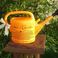 Personalisiertes Geburtstagsgeschenk, Glückwunsch für Freundin, Mama, Oma, Nachbarin oder Kollegin Gießkanne