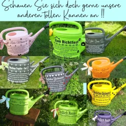 Personalisiertes Geburtstagsgeschenk, Glückwunsch für Freundin, Mama, Oma, Nachbarin oder Kollegin Gießkanne