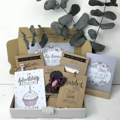 Personalisiertes Geburtstagsgeschenk mit Trockenblumen für Frauen, Geschenk zum Geburtstag für Schwester, Freundin, Mama