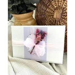 Personalisiertes Geburtstagsgeschenk mit Trockenblumen für Frauen, Geschenk zum Geburtstag für Schwester, Freundin, Mama
