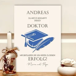 Personalisiertes Geldgeschenk zum Doktortitel – Bilderrahmen als Geschenk zum Staatsexamen & Abschluss