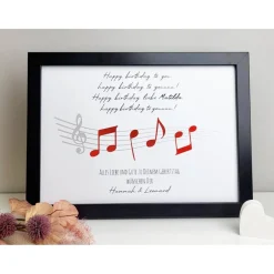 Personalisiertes Geldgeschenk zum Geburtstag - Motiv Geburtstagslied