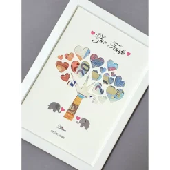 Personalisiertes Geldgeschenk zur Taufe, Taufgeschenk Mädchen, Geschenk zur Taufe ,Geschenk personalisiert ,Taufbaum