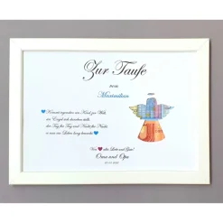 Personalisiertes Geldgeschenk zur Taufe, Taufgeschenk Junge  Mädchen, Geschenk zur Taufe ,Geschenk personalisiert
