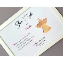 Personalisiertes Geldgeschenk zur Taufe, Taufgeschenk Junge  Mädchen, Geschenk zur Taufe ,Geschenk personalisiert