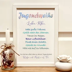 Personalisiertes Geldgeschenk zur Jugendweihe für Jungen – Unvergessliches Erinnerungsbild