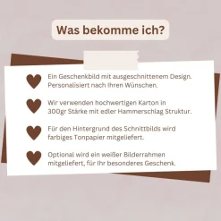 Personalisiertes Geldgeschenk zur Jugendweihe – Mädchen | Bild mit Regenbogen & Name | Geschenkidee Andenken