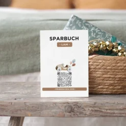 Personalisiertes Geldgeschenk | Virtuelles Sparbuch | QrCode Geschenkkarte | Auto Führerschein