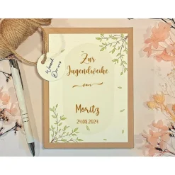 Personalisiertes Geldgeschenk zur Jugendweihe – Geschenkbox für Jungen & Mädchen mit Namen