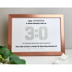 Personalisiertes Geldgeschenk zum Geburtstag - Motiv Heimspiel