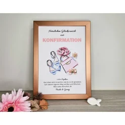 personalisiertes Geldgeschenk zur Konfirmation, Kommunion, Jugendweihe - Motiv Beauty