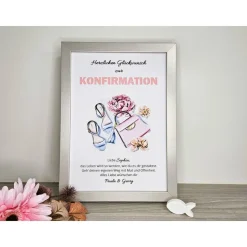 personalisiertes Geldgeschenk zur Konfirmation, Kommunion, Jugendweihe - Motiv Beauty