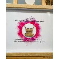 Personalisiertes Geschenk Freundin | Geschenk für deine beste Freundin | Lieblingsmensch | Freundschaft | Geburtstagsges