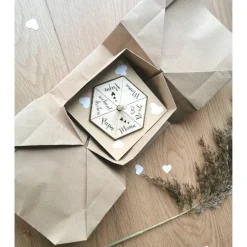 Personalisiertes Geschenk zur Geburt fürs Baby I Taufe I Stimmungsanzeiger I Geschenk für Eltern I lustiger Kreisel