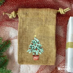 Personalisiertes Geschenksäckchen für Weihnachten, Nikolaus, Geschenkverpackung, Jutebeutel, Jutesäckchen, Geschenkverpa