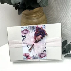 Personalisiertes Geschenk mit Trockenblumen für Frauen, Geburtstagsgeschenk für Schwester und Freundin