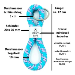 Personalisiertes Geschenk zur Konfirmation – Schlüsselanhänger mit Kreuz & Gravur