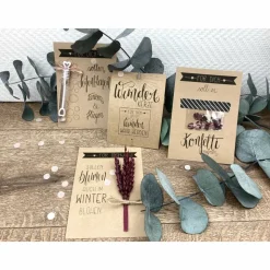 Personalisiertes Geschenk mit Trockenblumen für Frauen, Schwester, Freundin, Geburtstagsgeschenk