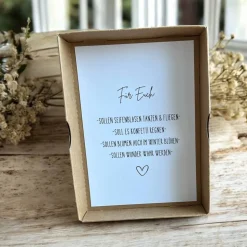 Personalisiertes Hochzeitsgeschenk für Brautpaar, Geschenkbox zur Hochzeit,