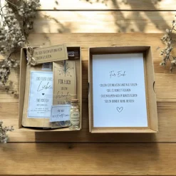 Personalisiertes Hochzeitsgeschenk für Brautpaar, Geschenkbox zur Hochzeit,