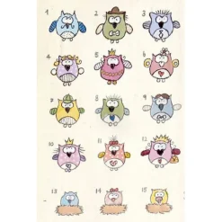 Personalisiertes Hochzeitsgeschenk Türschild Eulenfamilie – Handbemalte Schiefertafel mit Namen & Wunschdesign