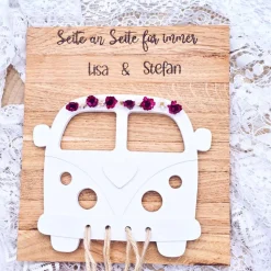 personalisiertes Hochzeitsgeschenk | Geldgeschenk Brautpaar | Geschenk zur Hochzeit | Bulli | Auto | Hochzeit | Reisekas