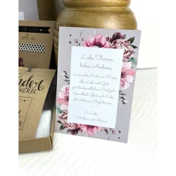 Personalisiertes Hochzeitsgeschenk für das Brautpaar, Geschenk zur standesamtlichen und kirchlichen Trauung