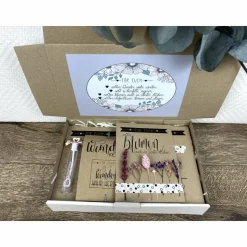 Personalisiertes Hochzeitsgeschenk mit Trockenblumen, Geschenk für Brautpaar, Geschenk zur standesamtlichen Trauung