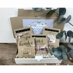 Personalisiertes Hochzeitsgeschenk mit Trockenblumen, Geschenk für Brautpaar, Geschenk zur standesamtlichen Trauung