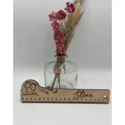 Personalisiertes Holz-Lineal zur Einschulung, Schulkind 2025 für die Schultüte