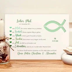 Personalisiertes Konfirmation Geschenk für Mädchen & Jungen – Kreatives Geldgeschenk im Bilderrahmen