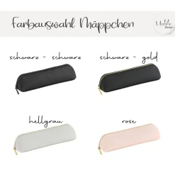 Personalisiertes Mäppchen Lehrerin mit Herz I Federmäppchen I Geschenkidee I Geschenk I Stiftemäppchen