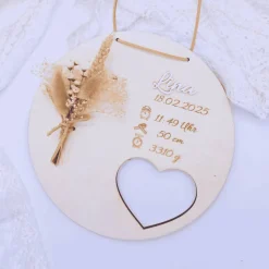 Personalisiertes Namensschild | Geschenke zur Geburt | Taufgeschenk | Geschenkidee | Geburtstafel | Baby Geschenk |  ind
