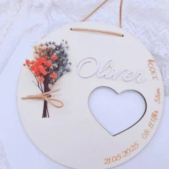 Personalisiertes Namensschild | Geschenke zur Geburt | Taufgeschenk | Geschenkidee | Geburtstafel | Baby Geschenk |  ind