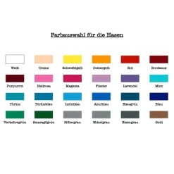 personalisiertes Osterei • Hase • Geschenk zu Ostern • Osterstrauß • Hasenohren • Osterei mit Name •