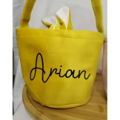 Personalisiertes Osterkörbchen mit Namen – Osterkorb Kinder – Ostertasche personalisiert – Oster Geschenk Kinder