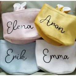 Personalisiertes Osterkörbchen mit Namen – Osterkorb Kinder – Ostertasche personalisiert – Oster Geschenk Kinder