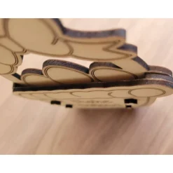 Personalisiertes Osterkörbchen aus Holz als Geldgeschenk-Verpackung – Kreative Geschenkidee zu Ostern