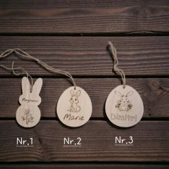 Personalisiertes Osterkörbchen, Kinderkorb, Osterkorb, Blumenkorb, Korb mit Anhänger