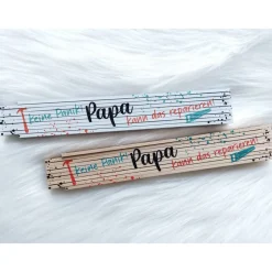 Personalisiertes Papa Meterstab – Dein individuelles Geschenk zum Reparieren & Werkeln – Vatertag & Handwerker Geschenk
