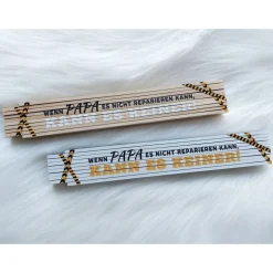 Personalisiertes Papa Meterstab – Dein individuelles Geschenk zum Reparieren & Werkeln – Vatertag & Handwerker Geschenk