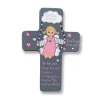 Personalisiertes Schutzengelkreuz Mädchen – Taufkreuz & Kinderkreuz als Geschenk zur Taufe oder Geburt