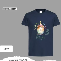Personalisiertes Shirt GEBURTSTAG Zahl & Name personalisiert Meerschweinchen 1