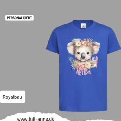 Personalisiertes Shirt GEBURTSTAG Zahl & Name personalisiert Koala