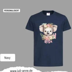 Personalisiertes Shirt GEBURTSTAG Zahl & Name personalisiert Koala