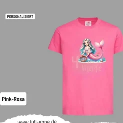 Personalisiertes Shirt GEBURTSTAG Zahl & Name personalisiert Mermaid Cutie 8