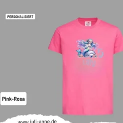 Personalisiertes Shirt GEBURTSTAG Zahl & Name personalisiert MERMAID CUTIE 7